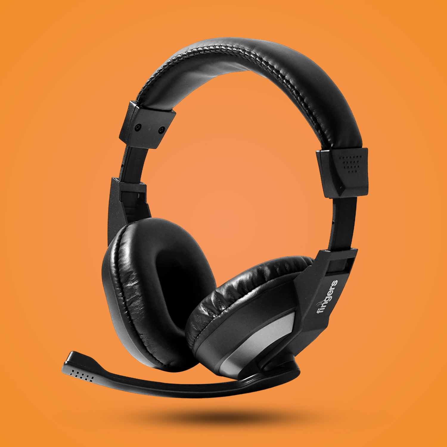 Wired Headset with Adjustable Headband & Noise-Isolating Mic Set