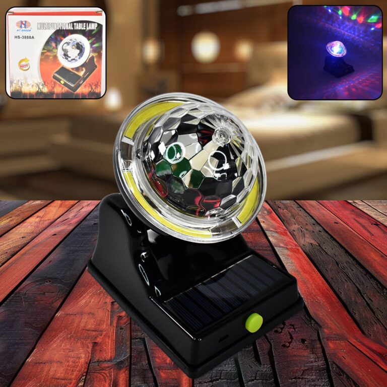 Multifunctional Solar Party Disco Light – 2 Modes LED Fun