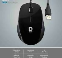 Find Dell Mouse | Wired Optical Mouse - 1 Year Warranty