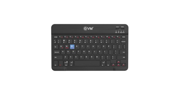 EVM EnEdge 9.7" Wireless Bluetooth Keyboard – Rechargeable, Ultra-Slim & Lightweight, Type-C Charging (WLKM-B)