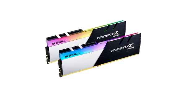 G.SKILL Trident Z Neo 64GB (2 * 32GB) DDR4 3600MHz CL18-22-22-42 1.35V Desktop Memory RAM - F4-3600C18D-64GTZN