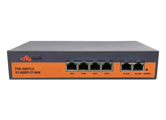 SY-4000P-2T-96W-POE Switch -