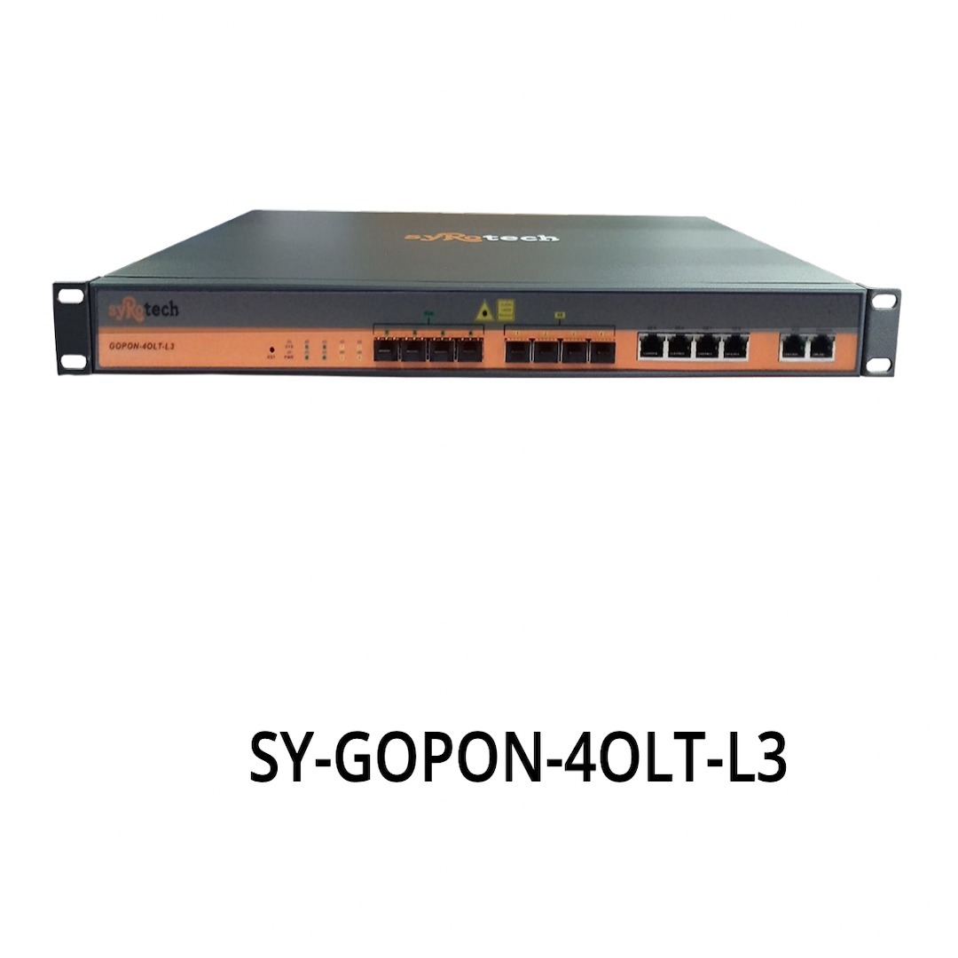 Syrotech EPON 4 PORT OLT (SY-GOPON-4OLT-L3) -