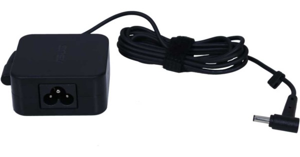 Asus Adp-45Ze B 45W Laptop Adapter/Charger With Power Cord For Asus Laptop (19 V, 2.37 A, 4 Mm X 1.2Mm Diameter, Black