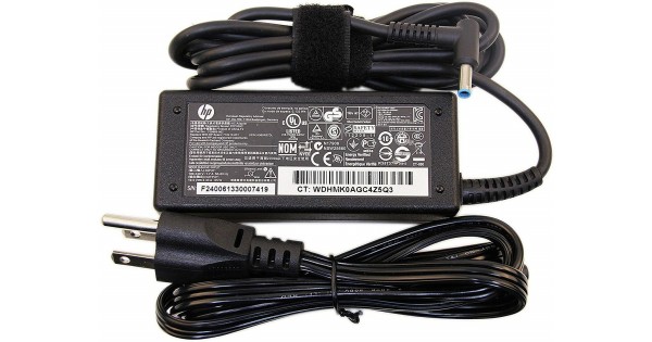 HP ( Blue Pin ) Laptop Charger 19.5V 3.33A 65W 65 W Adapter (Power Cord Included) Compatible