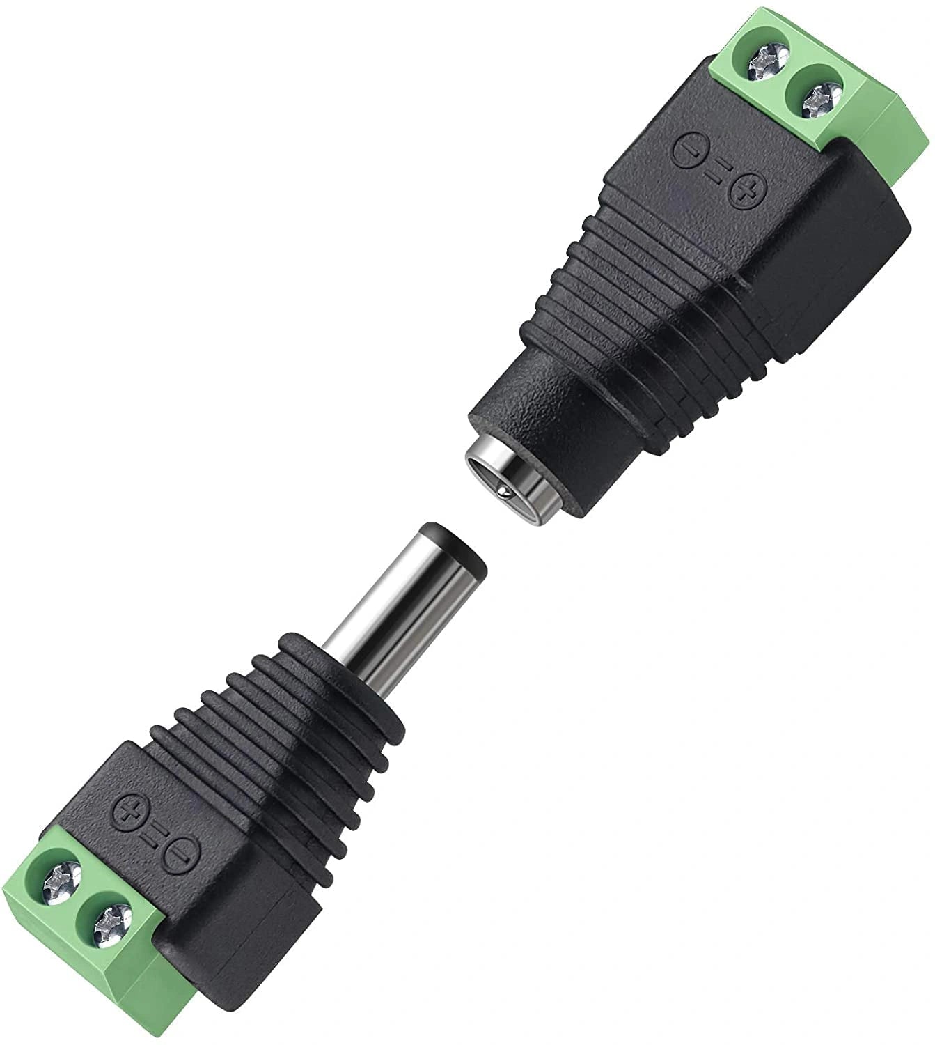 10 Pairs DC Power Plug Connector 12V/24V Male & Female