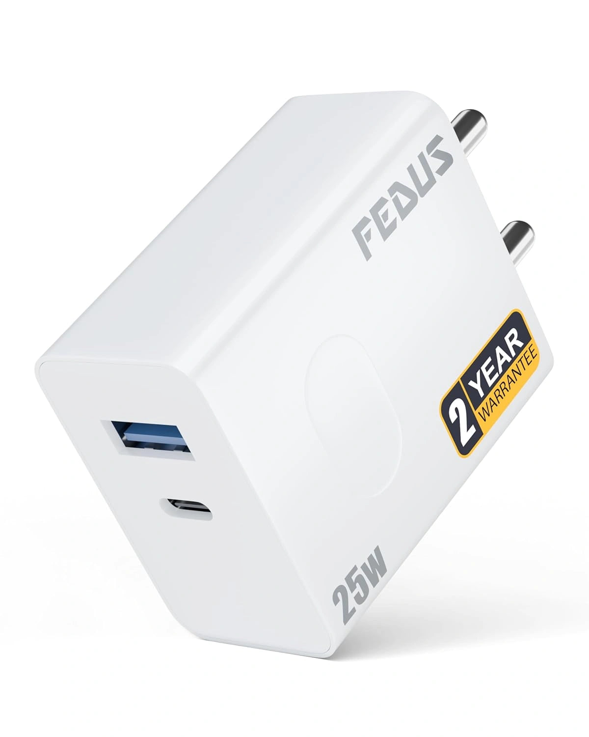 25W PD Dual Port Type-C Fast Charger, UDB Port Adapter