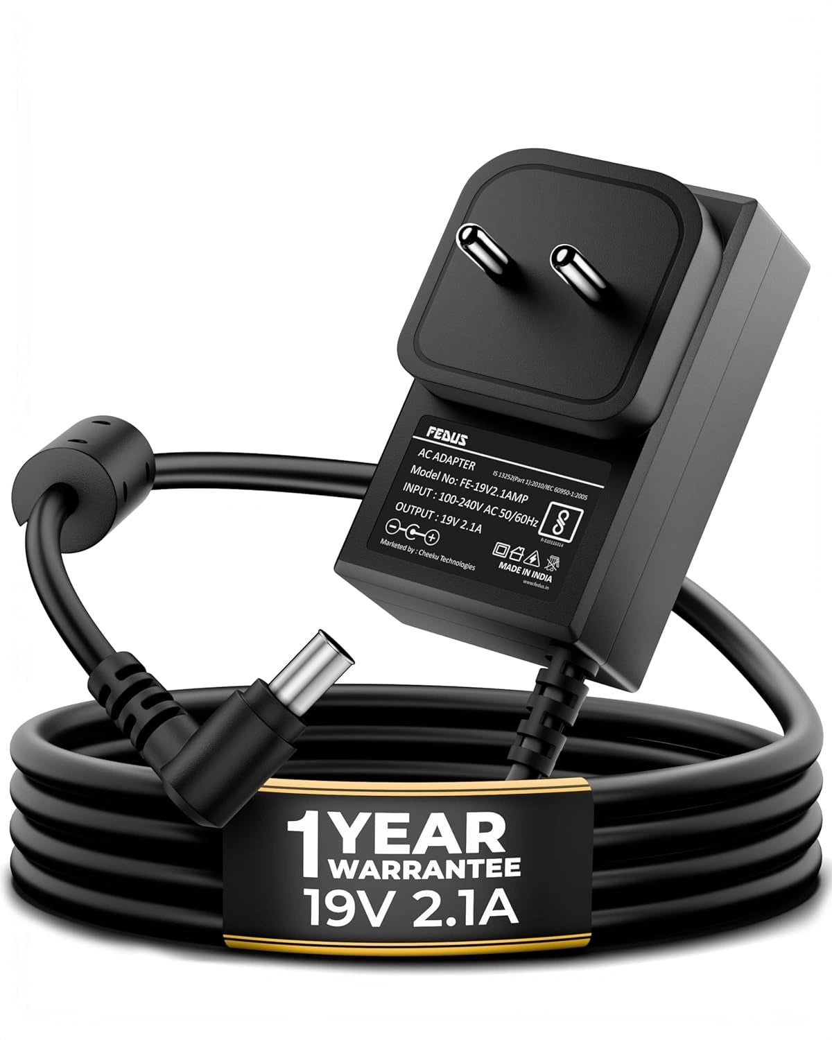 19V 2.1A Power Supply Adapter for HDTV, LCD LED Monitor & TV