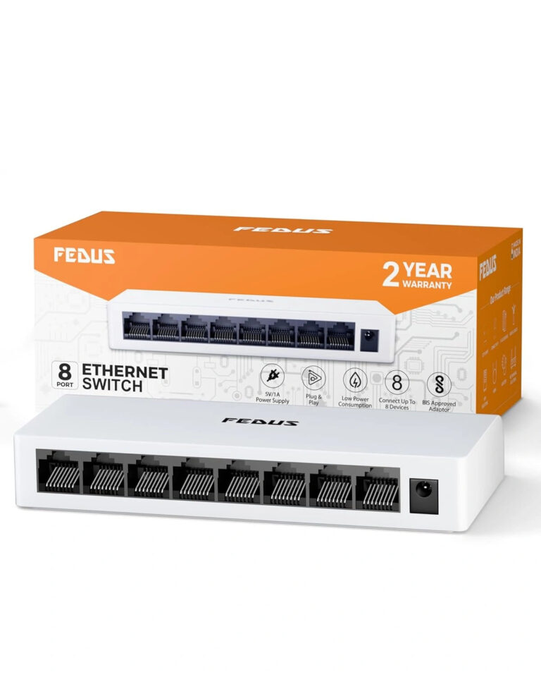 8 Port Gigabit Ethernet Switch | Desktop Network Switch Hub