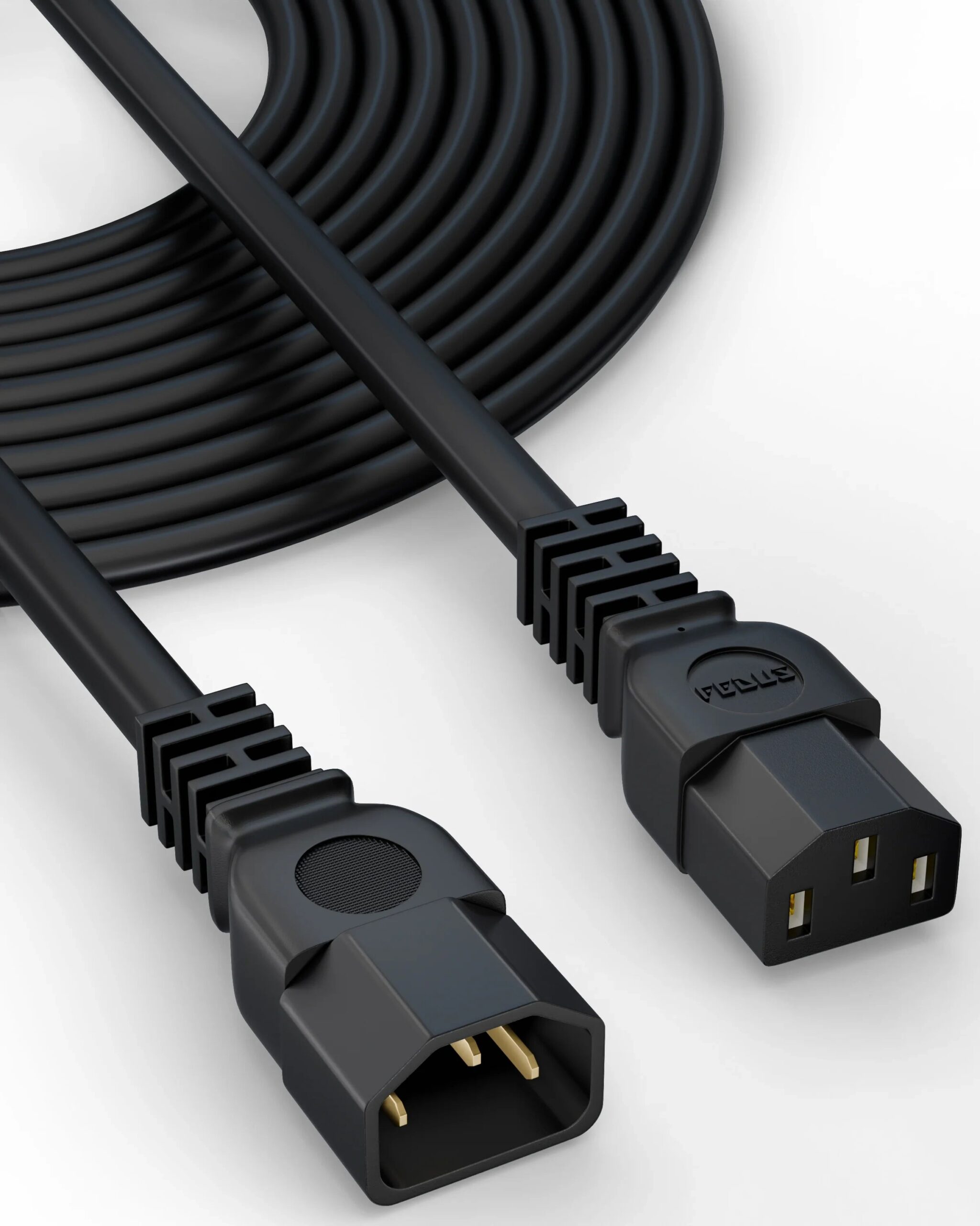 FEDUS IEC C13 to C14 Link 250v Male to Female Power Cable