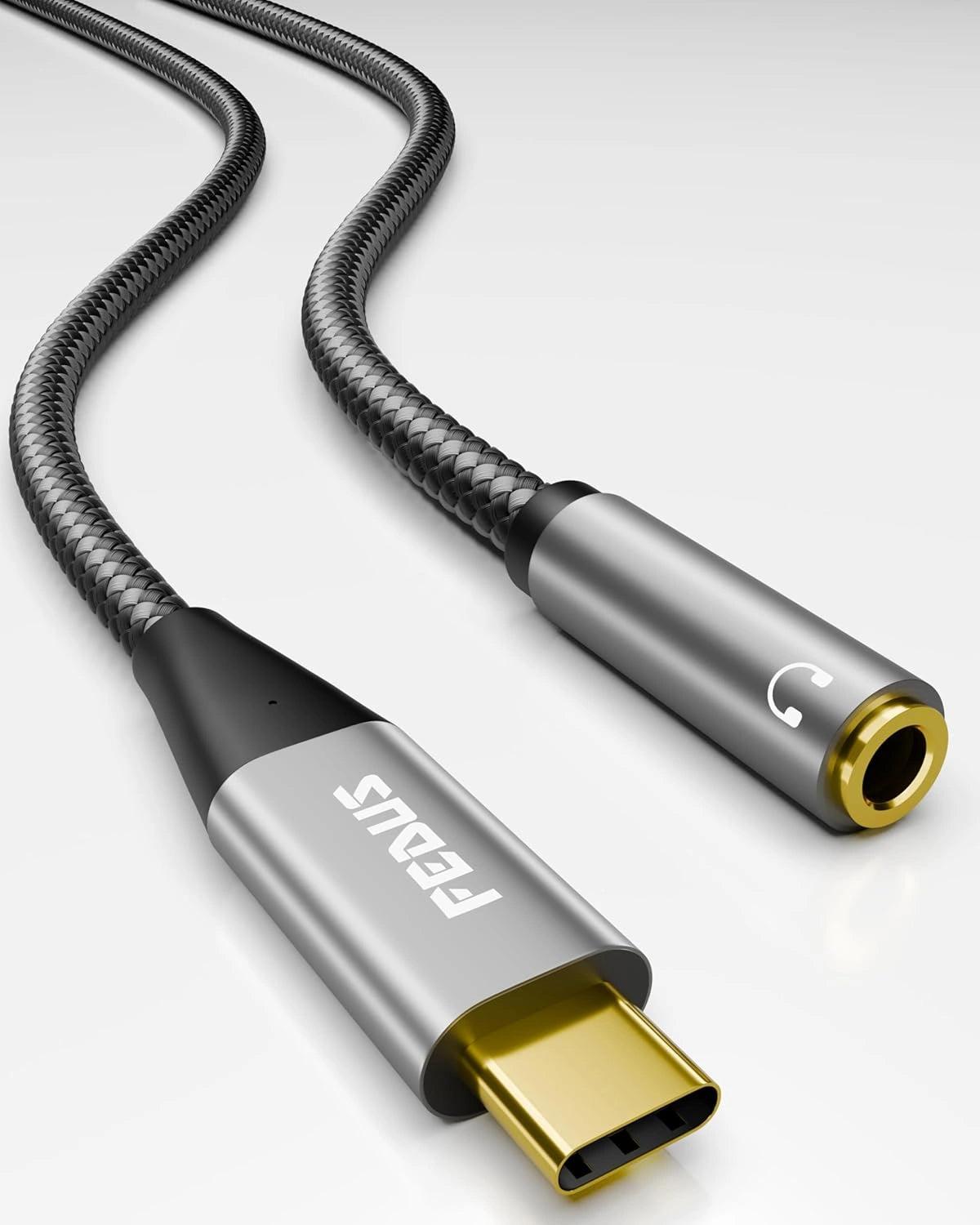 USB-C to 3.5mm Female Aux Adapter | iPhone 15/S24/iPad