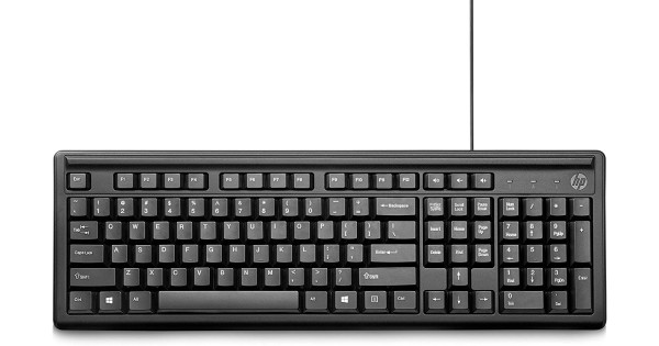 HP 100 Wired USB Keyboard