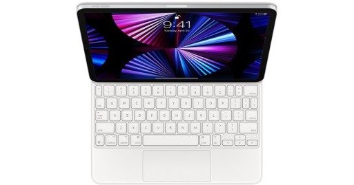 Apple Magic Keyboard for iPad Air 11 inch MJQJ3HN/A Bluetooth Tablet Keyboard (White)