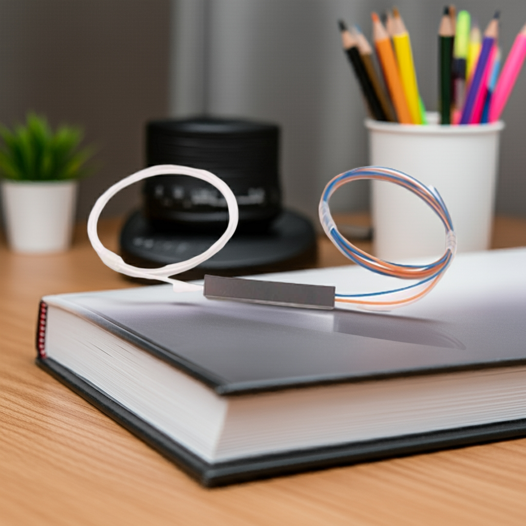 1x2 PLC Fiber Optic Splitter Without Connectors – Pack of 2 -