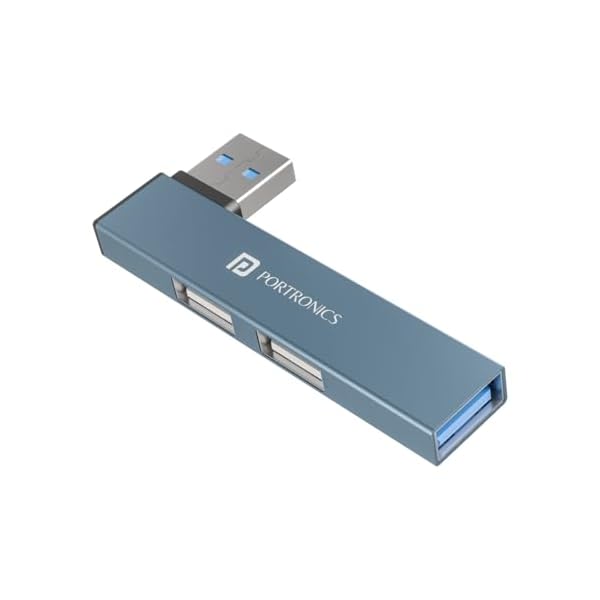 Portronics Mport Mino A USB 3.0 Hub Dock (3-in-1) with USB 3.0