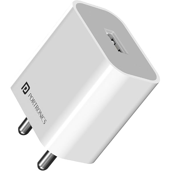 Portronics Adapto 12 2.4A 12W Fast Wall Charger for iPhone 11/Xs/XS