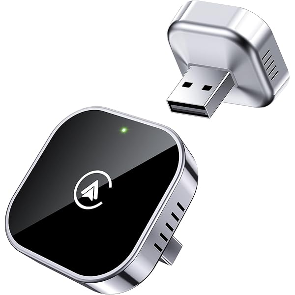 Teeran 2-in-1 Wireless CarPlay & Android Auto Adapter,Convert