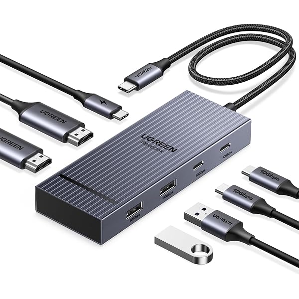 UGREEN Revodok Pro 207 USB C Docking Station Dual Monitor, 7-in-1